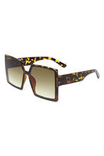 Load image into Gallery viewer, Square Flat Top Large Oversize Fashion Sunglasses
