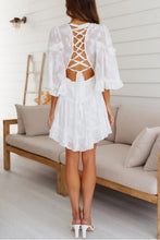 Load image into Gallery viewer, Chiffon Ruffle Mini Dress
