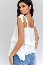 Load image into Gallery viewer, Sleeveless Asymmetrical Hem Line Tiered Top
