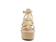 Load image into Gallery viewer, RAG&amp;CO WINDRUSH CAGE WEDGE LEATHER SANDAL
