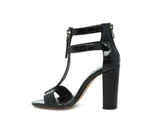 Load image into Gallery viewer, FELICITY Zip Up Croc Textured Sandals
