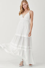 Load image into Gallery viewer, Shirred Ruffle Folded Detail Maxi Dress
