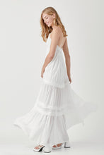 Load image into Gallery viewer, Shirred Ruffle Folded Detail Maxi Dress
