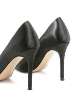 Load image into Gallery viewer, FIZZY GOBLET SATIN STILETTO PUMPS
