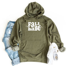 Load image into Gallery viewer, Fall Babe Wavy Stars Graphic Hoodie
