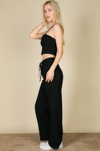 Load image into Gallery viewer, Bustier Cami Top &amp; Slant Straight Pants
