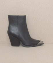 Load image into Gallery viewer, OASIS SOCIETY Zion - Bootie with Etched Metal Toe
