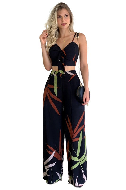 SUMMER TWO PIECE PANT SET