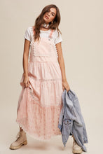 Load image into Gallery viewer, Laced and Tiered Romantic Overall Maxi Dress
