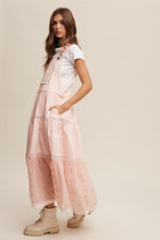 Load image into Gallery viewer, Laced and Tiered Romantic Overall Maxi Dress
