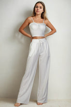 Load image into Gallery viewer, Bustier Cami Top &amp; Slant Straight Pants
