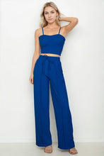 Load image into Gallery viewer, Bustier Cami Top &amp; Slant Straight Pants
