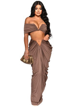 Load image into Gallery viewer, WOMEN TWO PIECE PARTY DRESS SET
