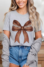 Load image into Gallery viewer, Coquette Football Bow Graphic T Shirts
