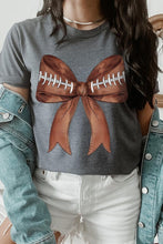 Load image into Gallery viewer, Coquette Football Bow Graphic T Shirts
