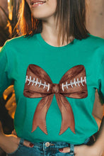 Load image into Gallery viewer, Coquette Football Bow Graphic T Shirts
