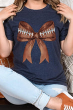 Load image into Gallery viewer, Coquette Football Bow Graphic T Shirts
