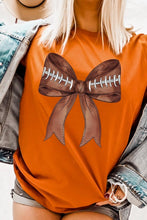 Load image into Gallery viewer, Coquette Football Bow Graphic T Shirts
