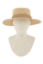 Load image into Gallery viewer, Straw Weave Floppy Brim Sun Hat
