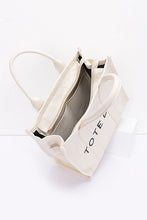 Load image into Gallery viewer, Cotton Canvas Convertible Small Tote Bag
