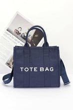 Load image into Gallery viewer, Cotton Canvas Convertible Small Tote Bag
