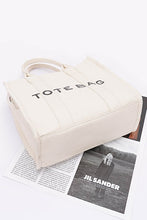 Load image into Gallery viewer, Cotton Canvas Convertible Small Tote Bag
