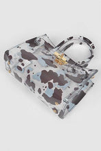 Load image into Gallery viewer, Cleared Cow Print Convertible Bag
