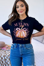 Load image into Gallery viewer, Fall Autumn Girly Social Club Graphic Tee
