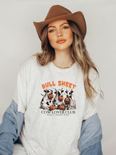 Load image into Gallery viewer, Bull Sheet Cow Lover Club Graphic Tee, T Shirt
