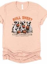 Load image into Gallery viewer, Bull Sheet Cow Lover Club Graphic Tee, T Shirt
