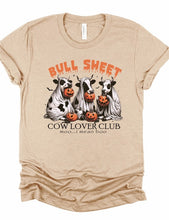 Load image into Gallery viewer, Bull Sheet Cow Lover Club Graphic Tee, T Shirt
