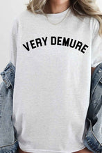 Load image into Gallery viewer, VERY DEMURE OVERSIZED GRAPHIC TEE
