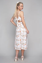 Load image into Gallery viewer, Frenchy Tied Backless Floral Cami Dress
