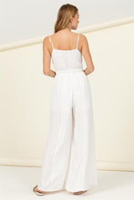 Load image into Gallery viewer, Remember Me Front Sash Cutout Jumpsuit
