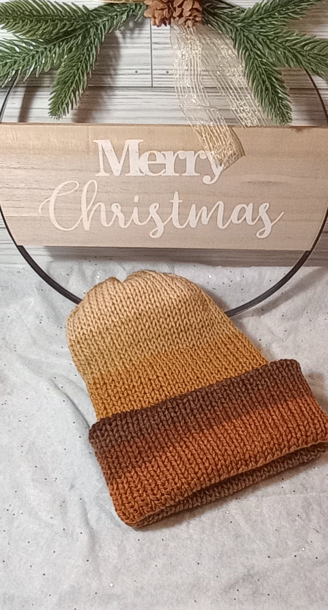Brown Ombre Beanie
