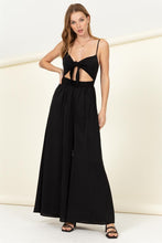 Load image into Gallery viewer, Remember Me Front Sash Cutout Jumpsuit
