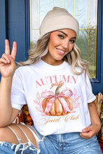 Load image into Gallery viewer, Fall Autumn Girly Social Club Graphic Tee
